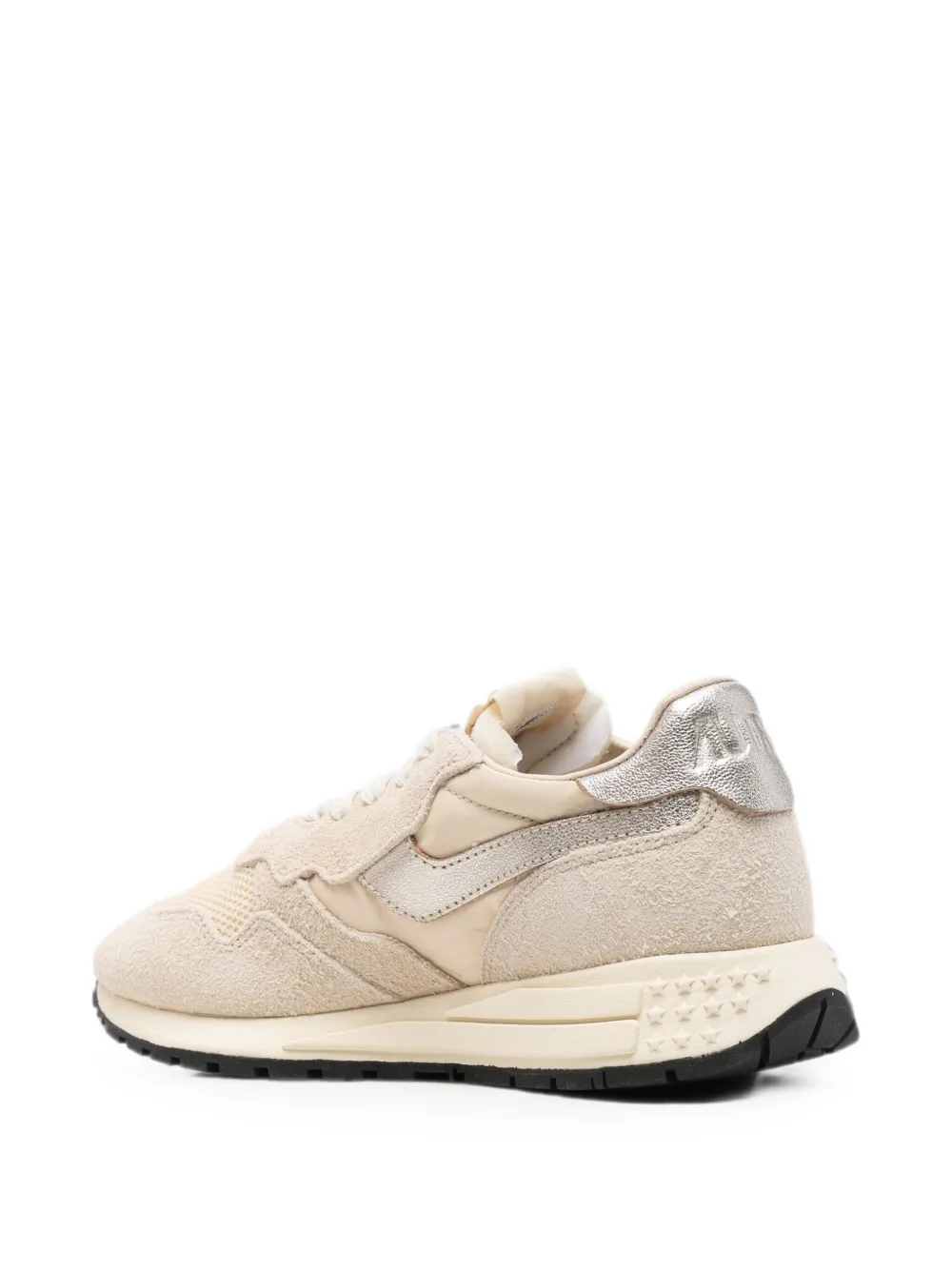 Autry Reelwind panelled suede sneakers Beige
