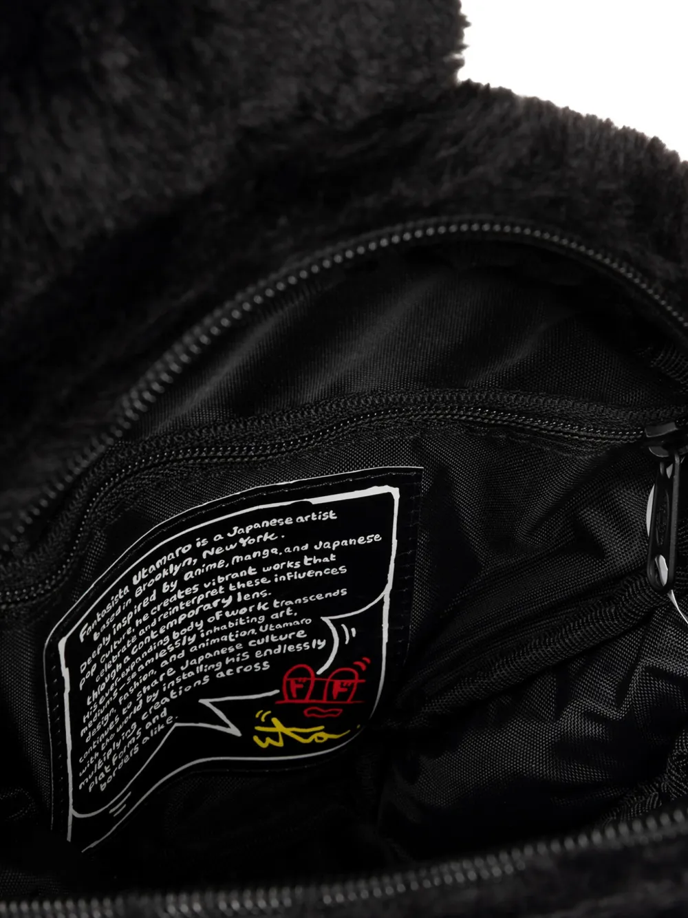 Eastpak Disney schoudertas van imitatiebont Zwart