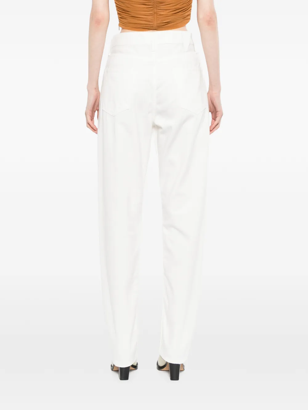 DARKPARK Naomi jeans met ketting Wit