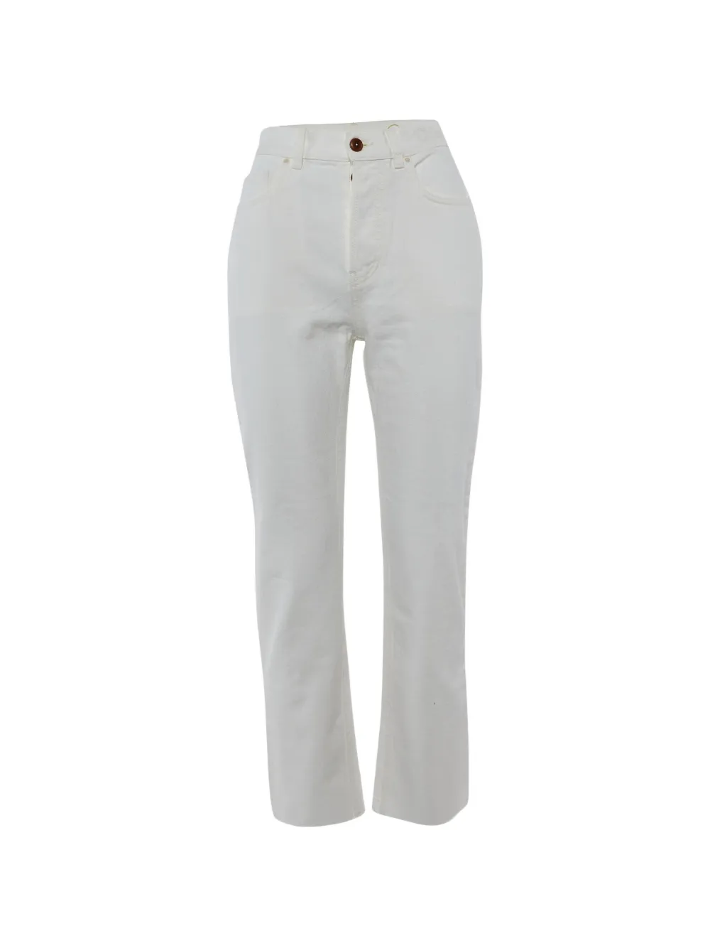 Chloé Pre-Owned straight-leg jeans - Bianco