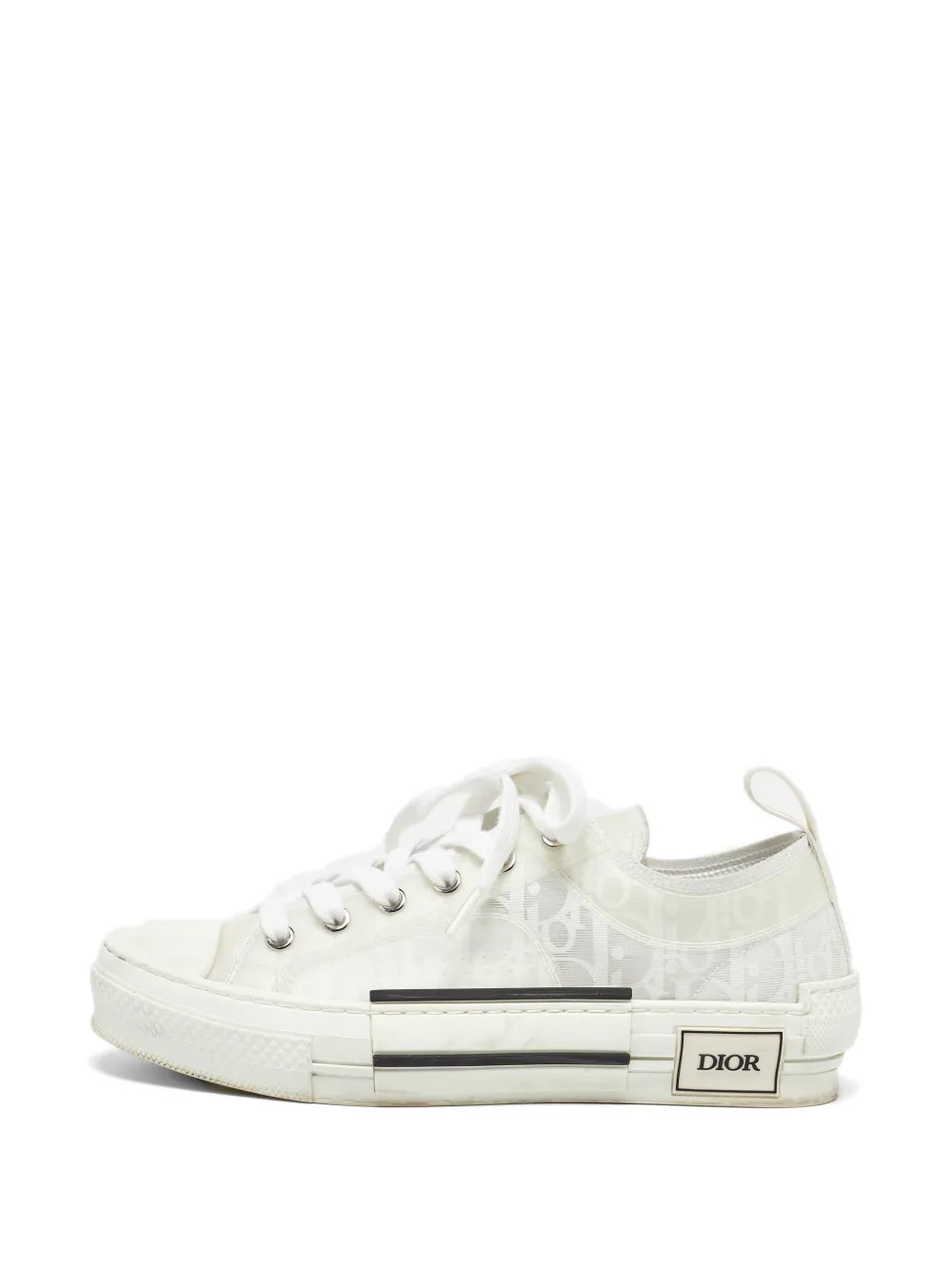 Christian Dior Pre-Owned Oblique B23 sneakers - White