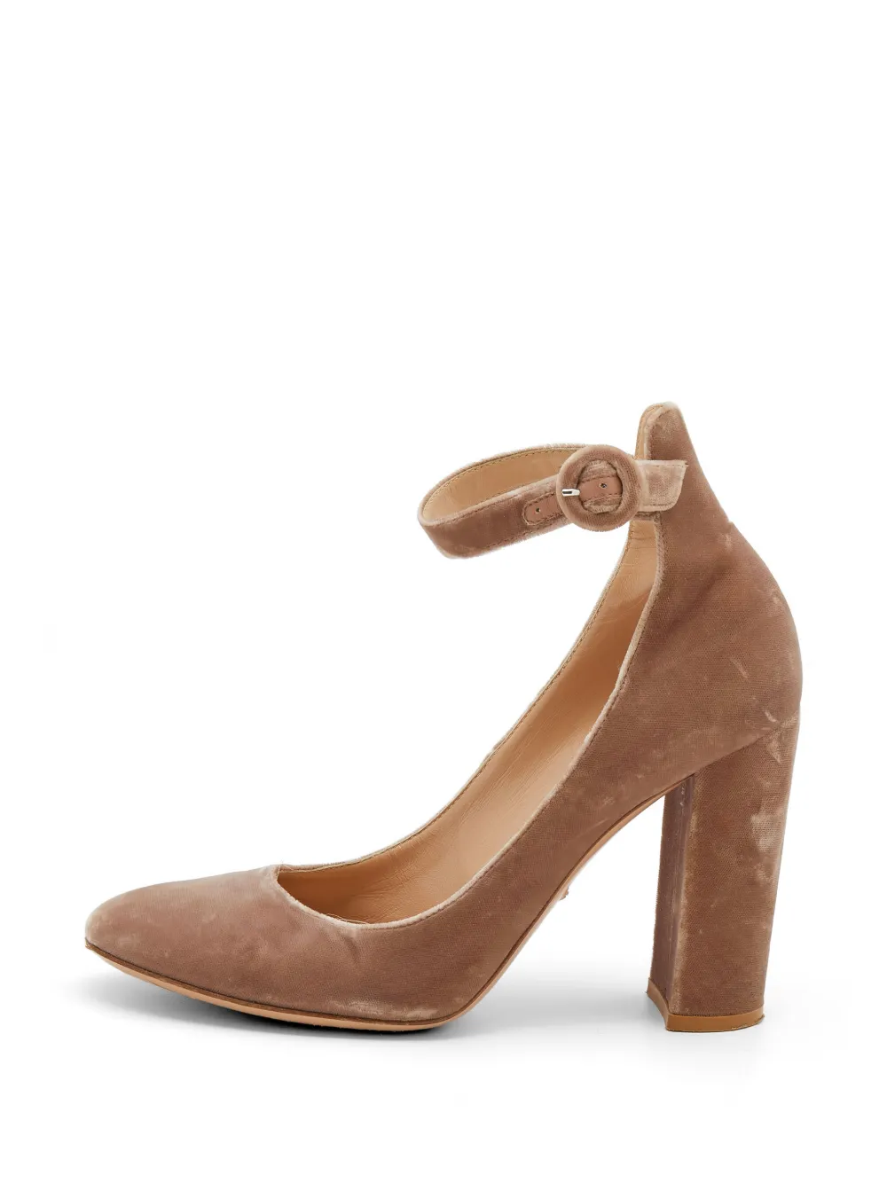 Gianvito Rossi Tabi-Pumps mit Knöchelriemen - Nude