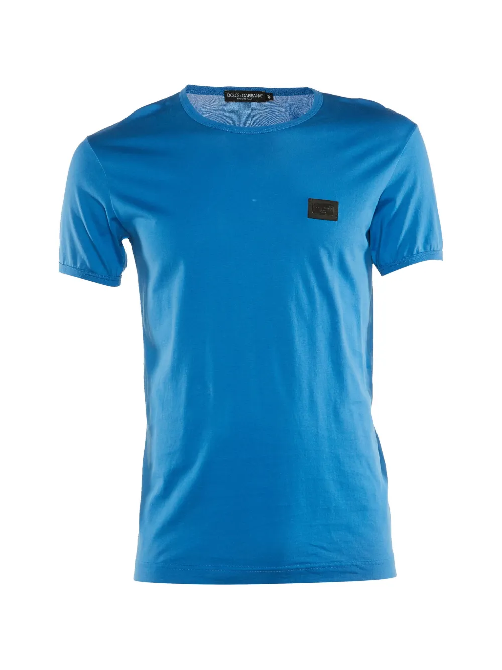Dolce & Gabbana Pre-Owned round-neck cotton T-shirt - Blu