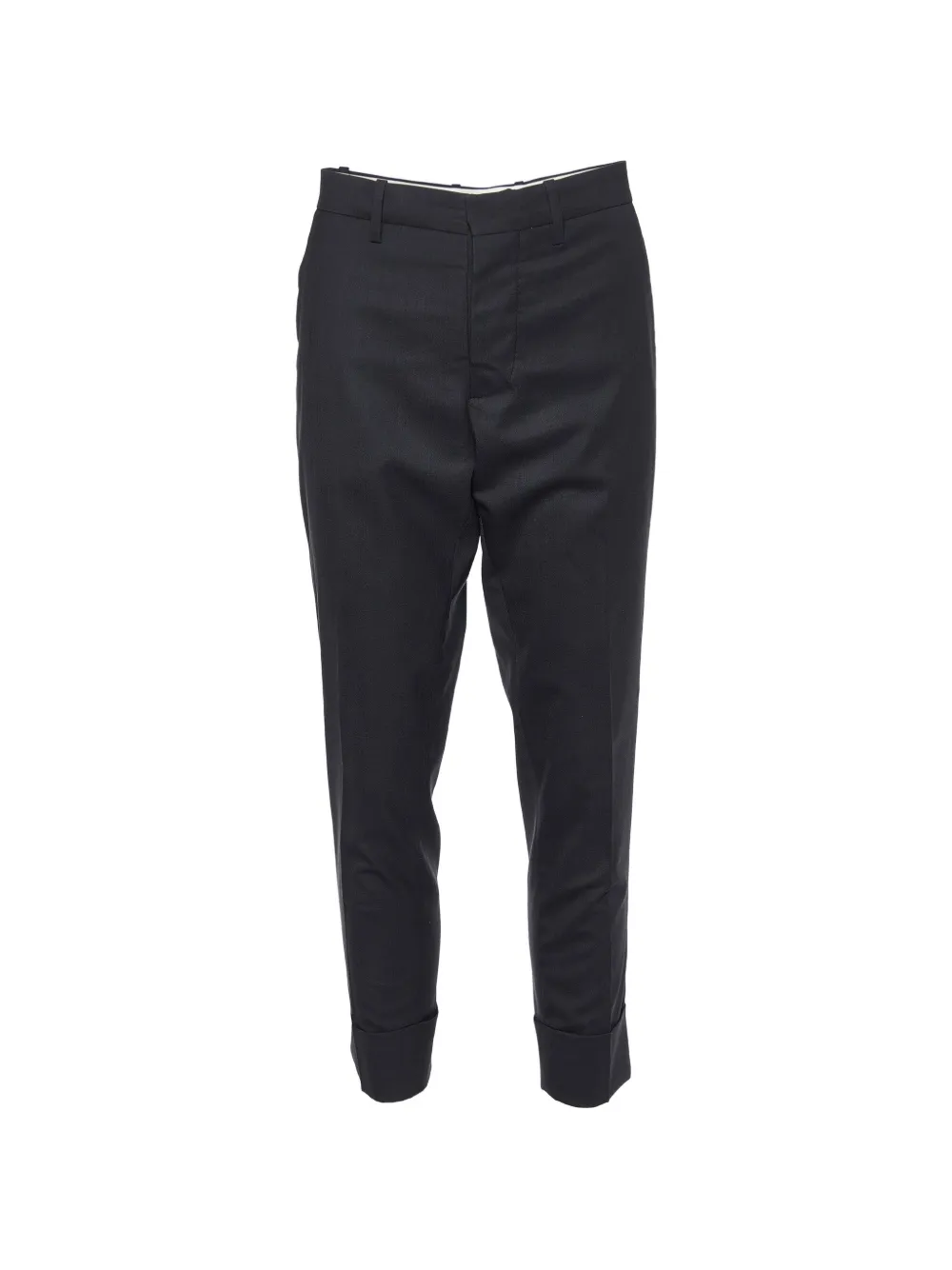 Marni Pre-Owned tailored turn-up trousers - Nero