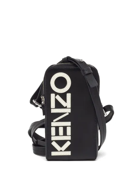 Kenzo Pre-Owned logo-patch crossbody bag