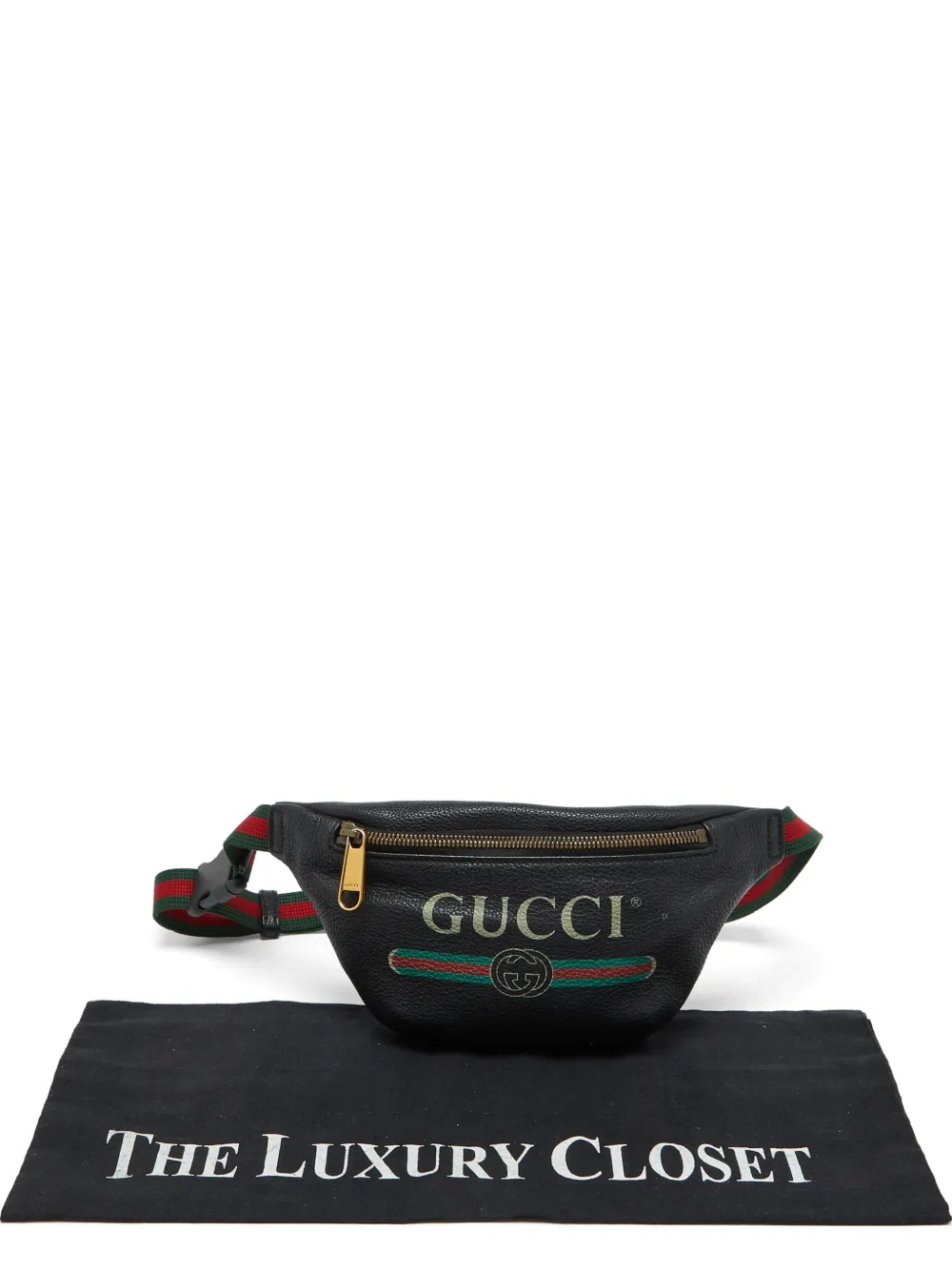 Gucci Pre-Owned GUCCI Vintage Logo Web belt bag - Nero