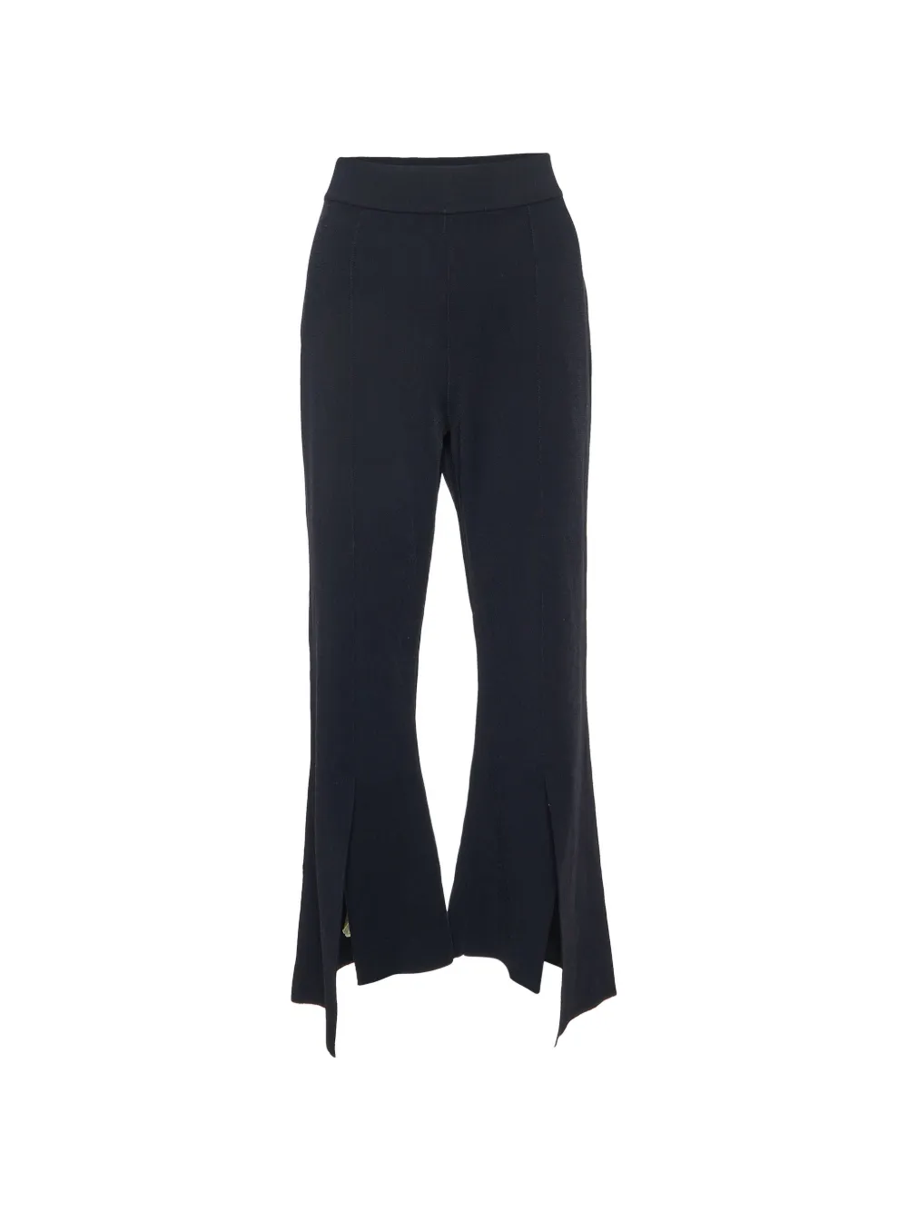 Stella McCartney Pre-Owned elasticated-waist wide-leg trousers - Nero
