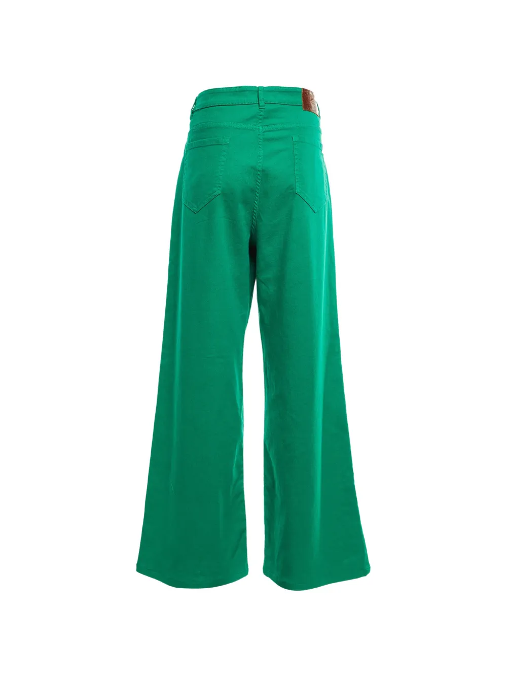  Weekend Max Mara Jeans A Gamba Ampia - Verde 