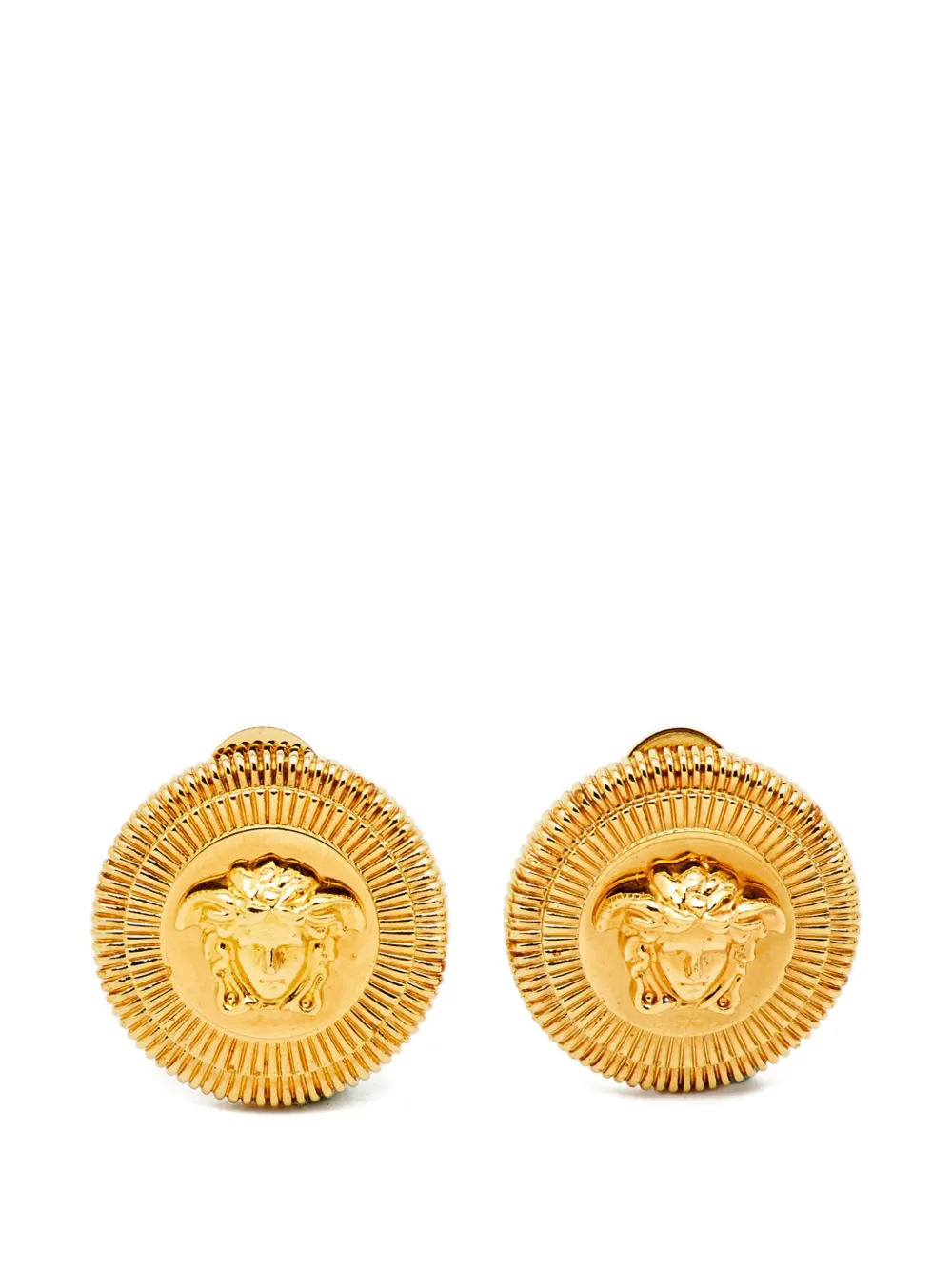 Versace Pre-Owned Versace Medusa Biggie earrings - Gold