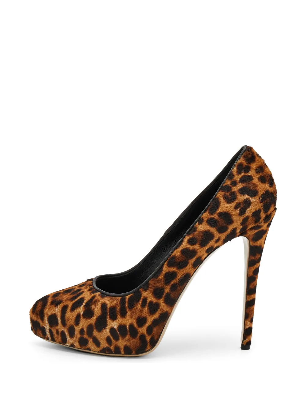 Le Silla leopard-print platform pumps - Marrone