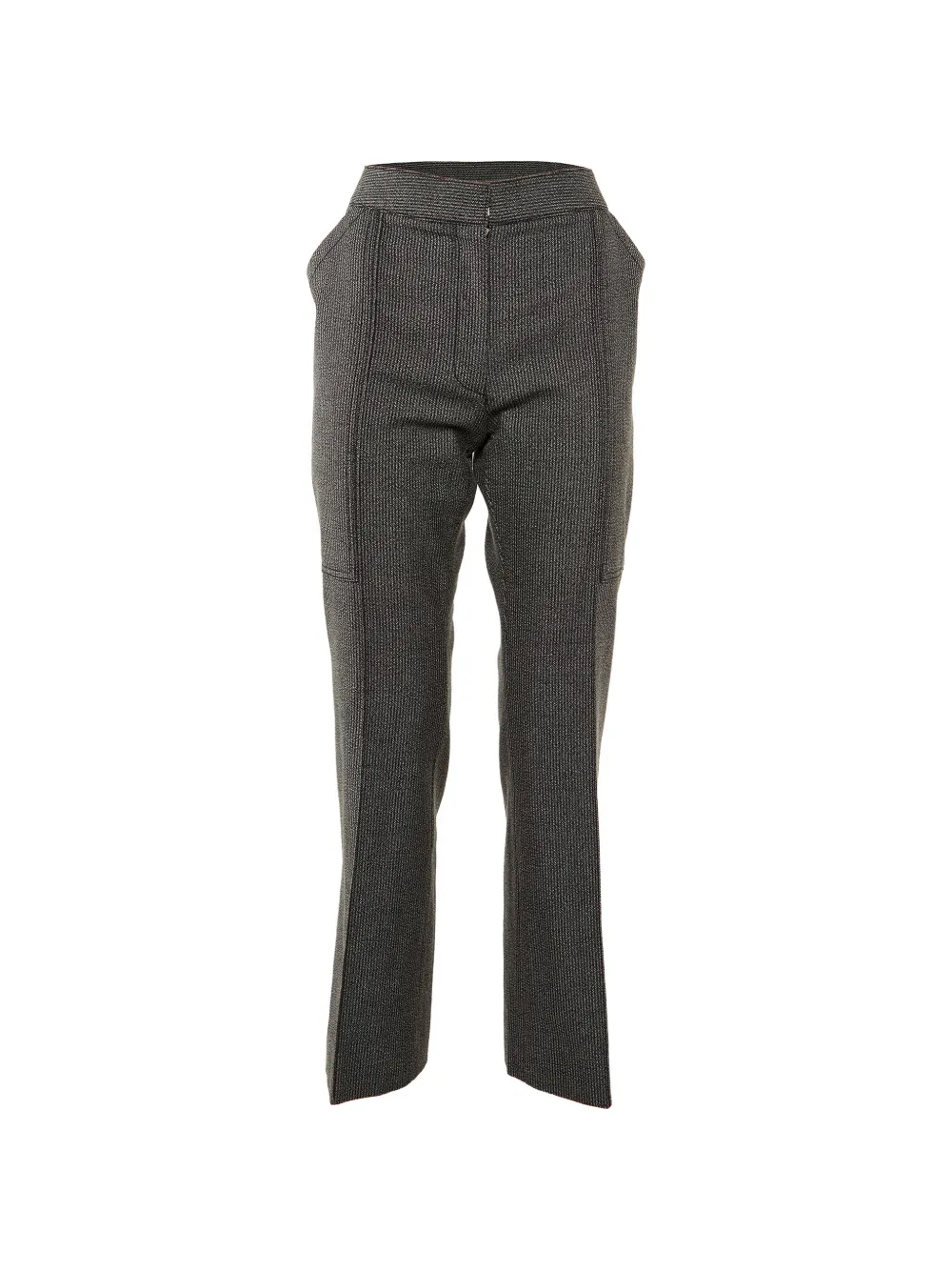 Stella McCartney Pre-Owned patterned straight-leg trousers - Grigio