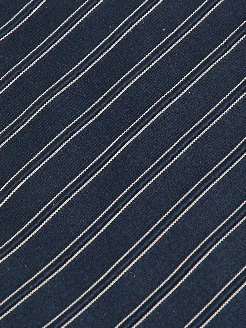 Ermenegildo Zegna Vintage Gestreepte zijden stropdas Blauw