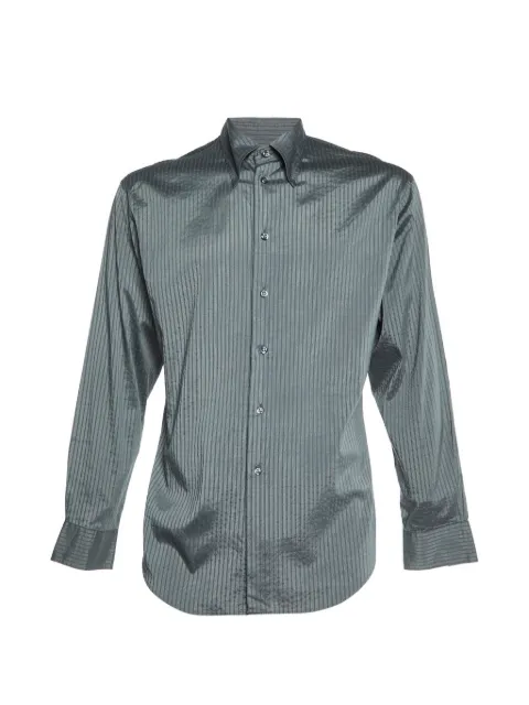Emporio Armani Pre-Owned striped-pattern shirt