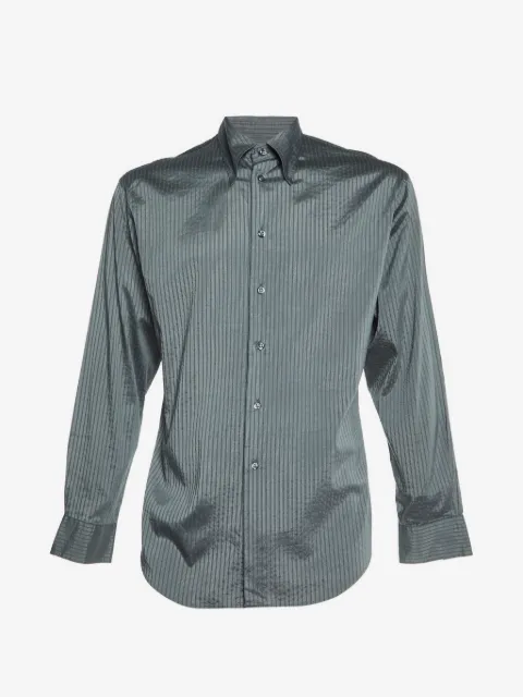 Emporio Armani Pre-Owned striped-pattern shirt