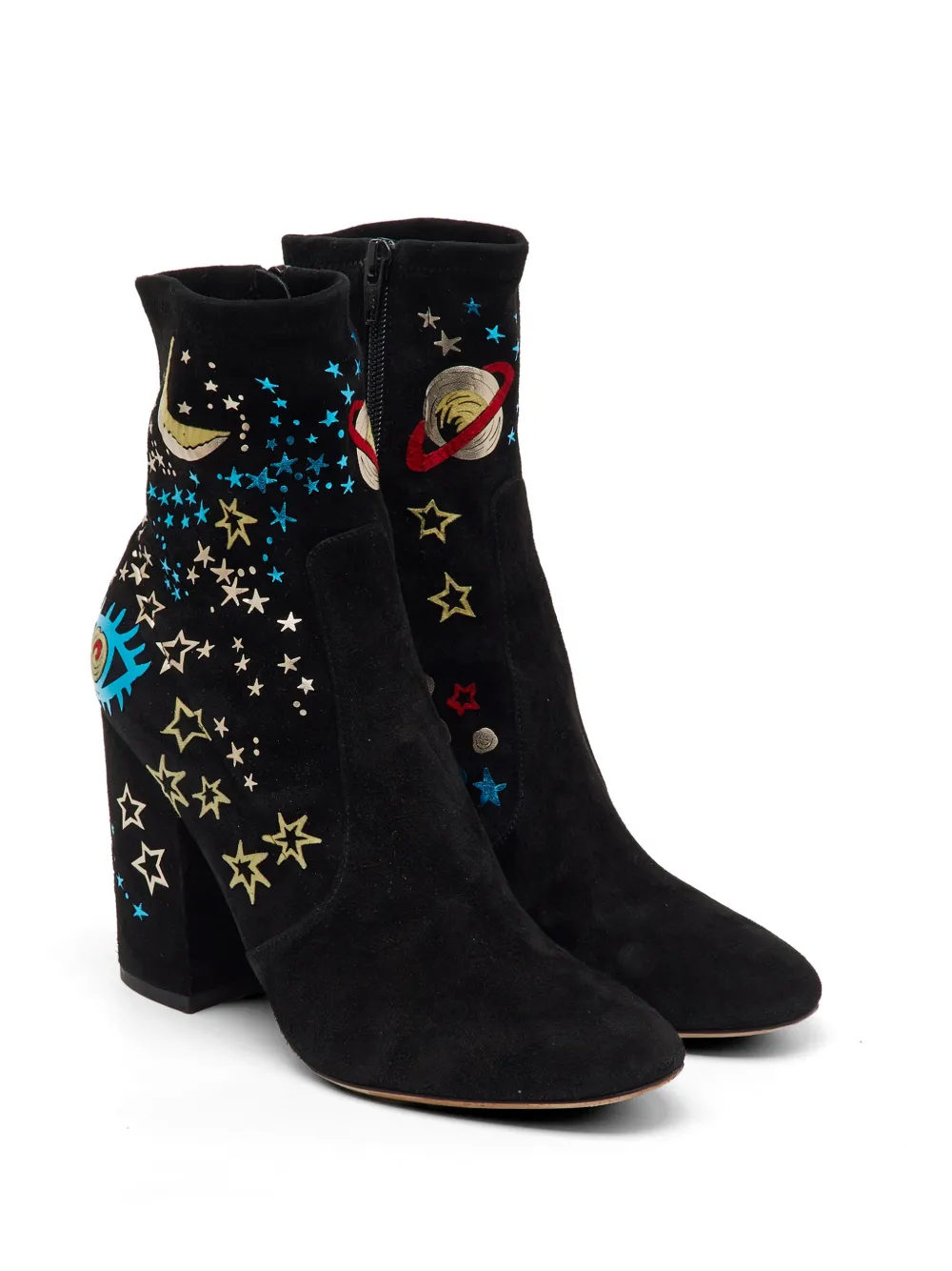 Valentino Garavani Pre-Owned Astro suede ankle boots - Nero