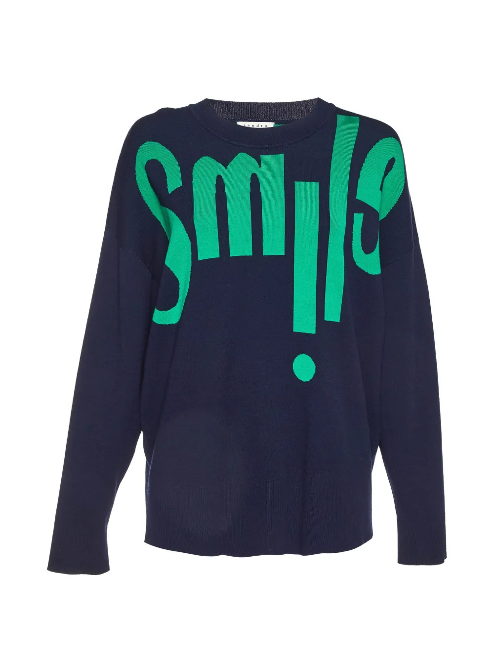 SANDRO crew-neck sweater - Blu