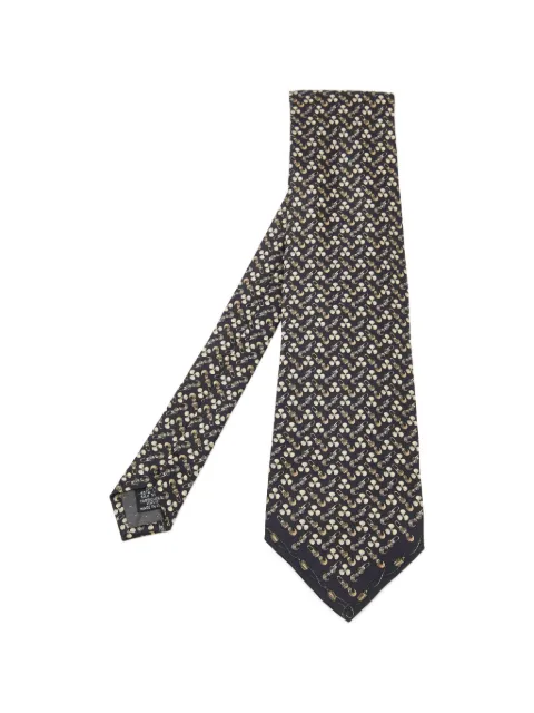 Gianfranco Ferré corbata con abanicos estampados