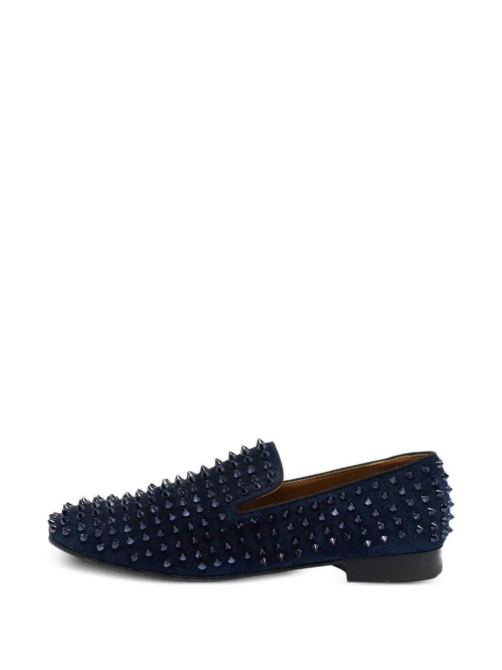 Christian Louboutin Pre-Owned Dandelion Spikes almond-toe loafers - Blau