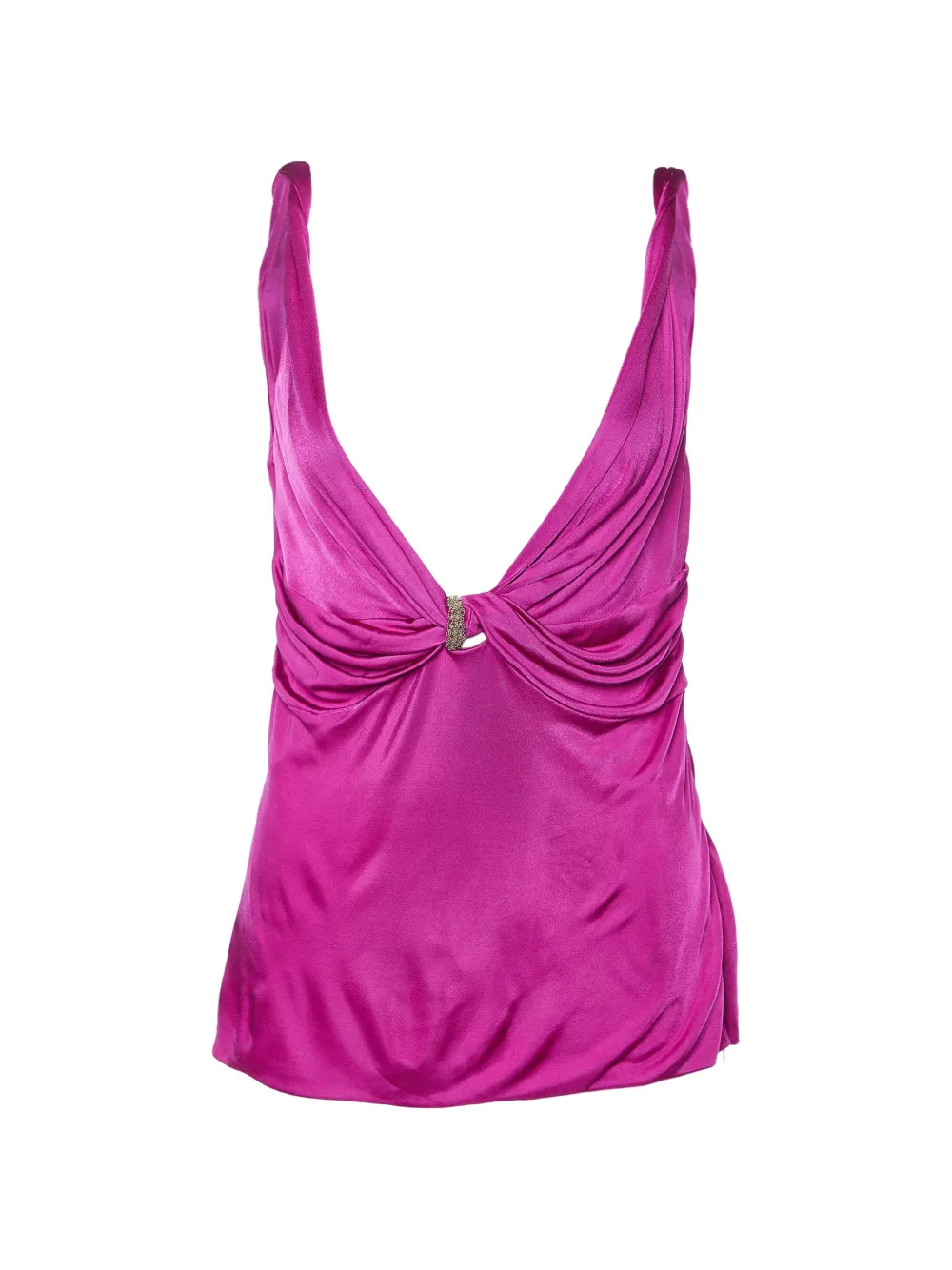 Versace Pre-Owned 2008 knotted sleeveless top - Rosa