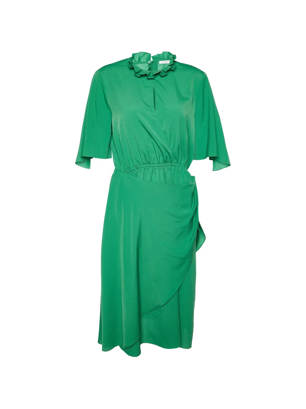 SANDRO Rebella cut-out dress - Verde