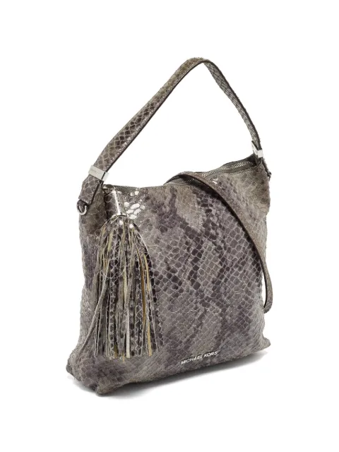 Michael Kors Vintage Bedford snakeskin-embossed shoulder bag