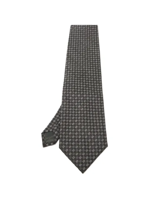 BOSS corbata de seda con motivo