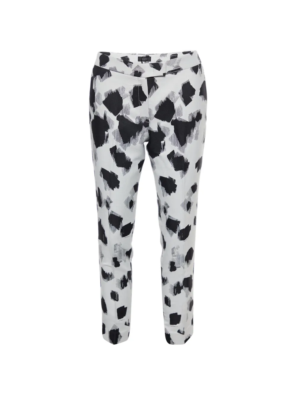 JOSEPH abstract jacquard trousers - Bianco