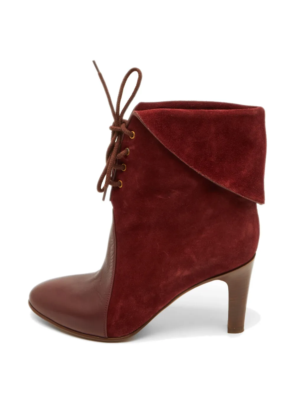 Chloé Pre-Owned Kole suede ankle boots - Rot