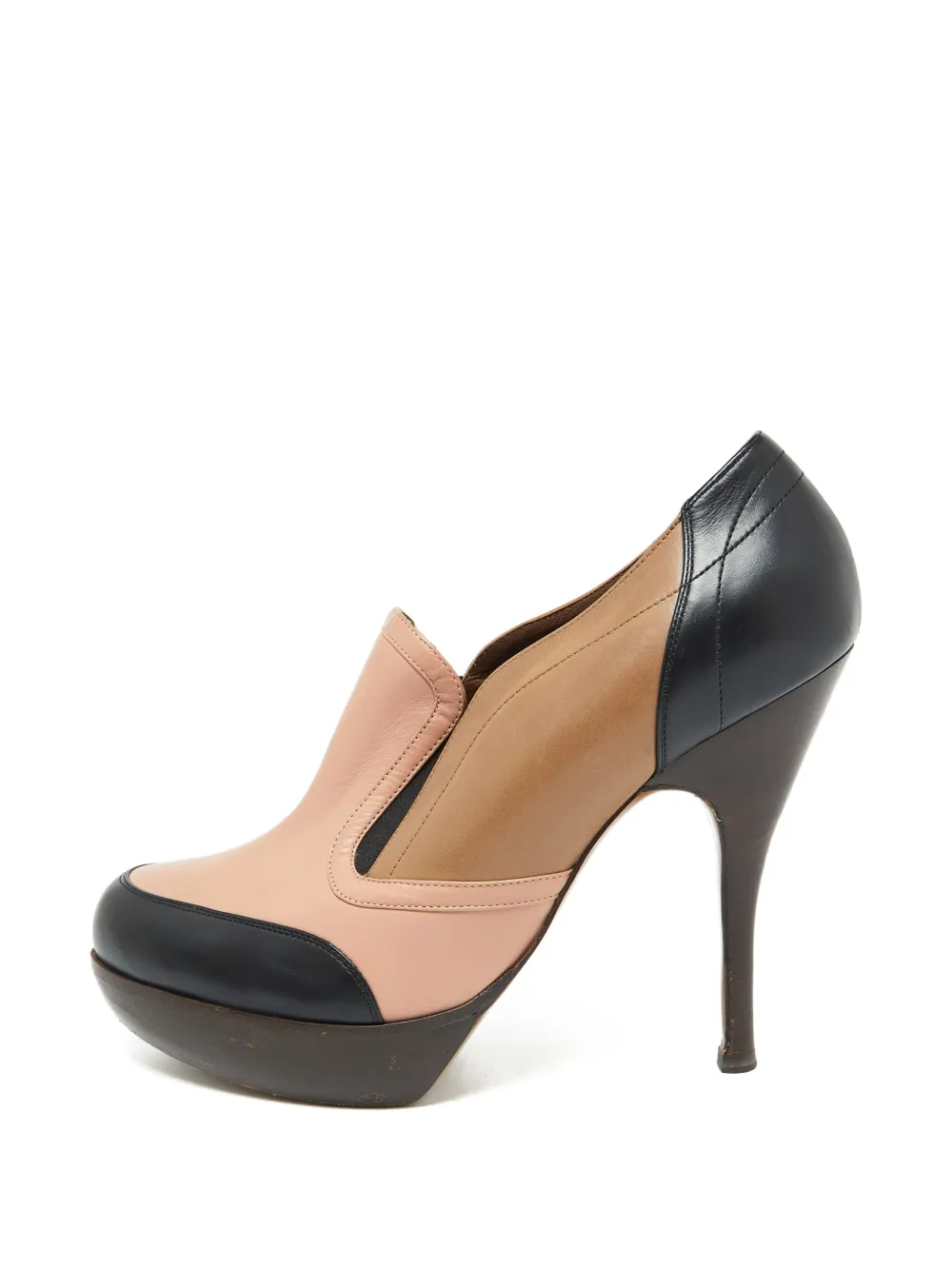 Marni Pre-Owned platform leather pumps - Toni neutri