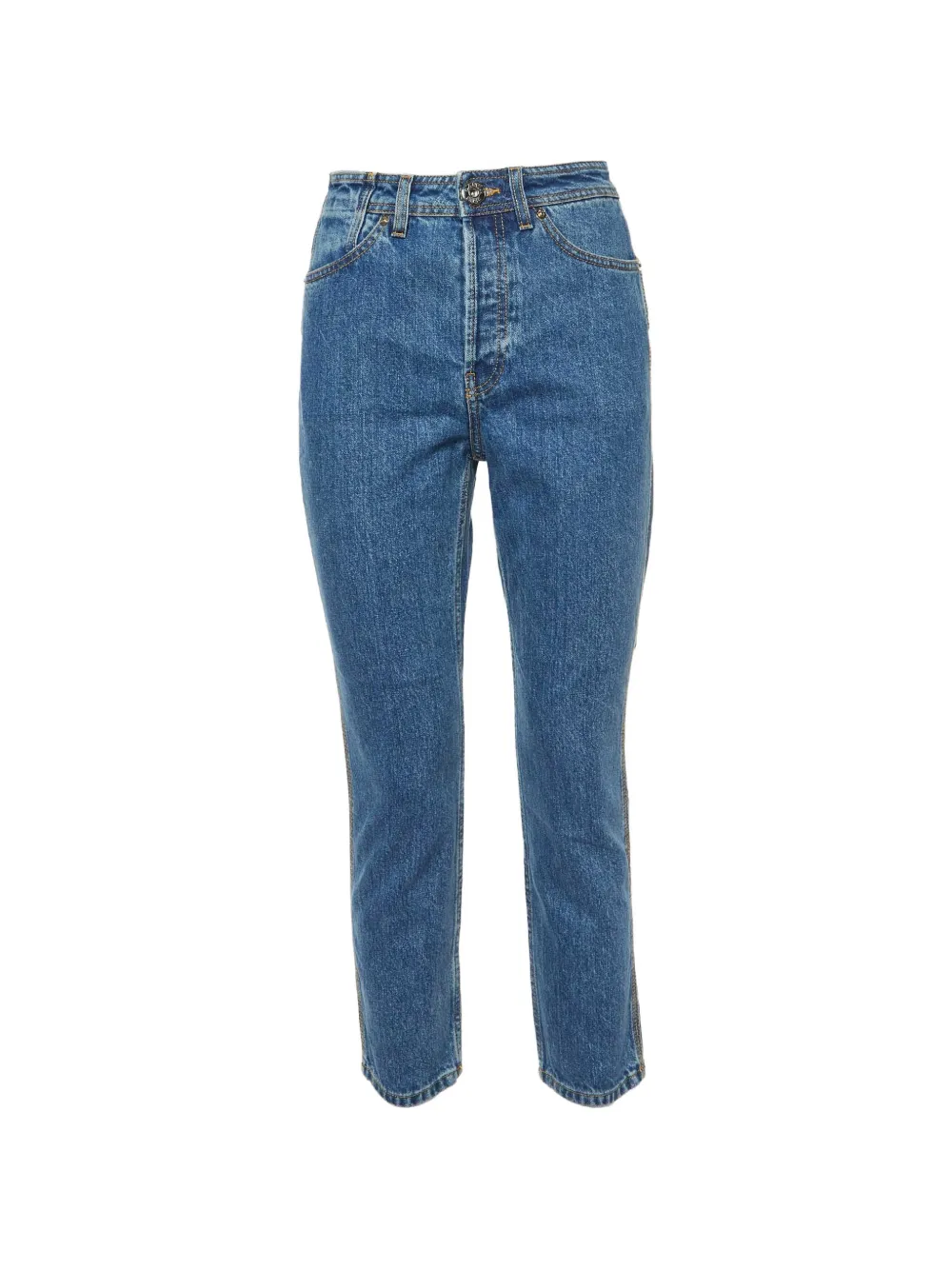 Lanvin Pre-Owned washed straight jeans - Blu