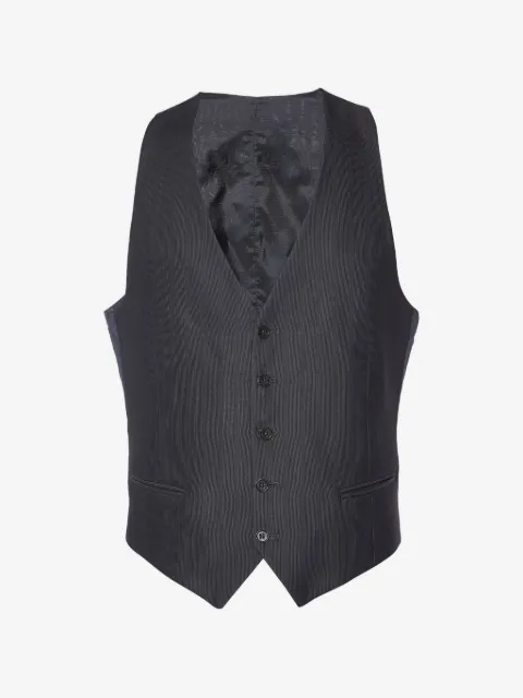 Armani Vintage chaleco con motivo de rayas