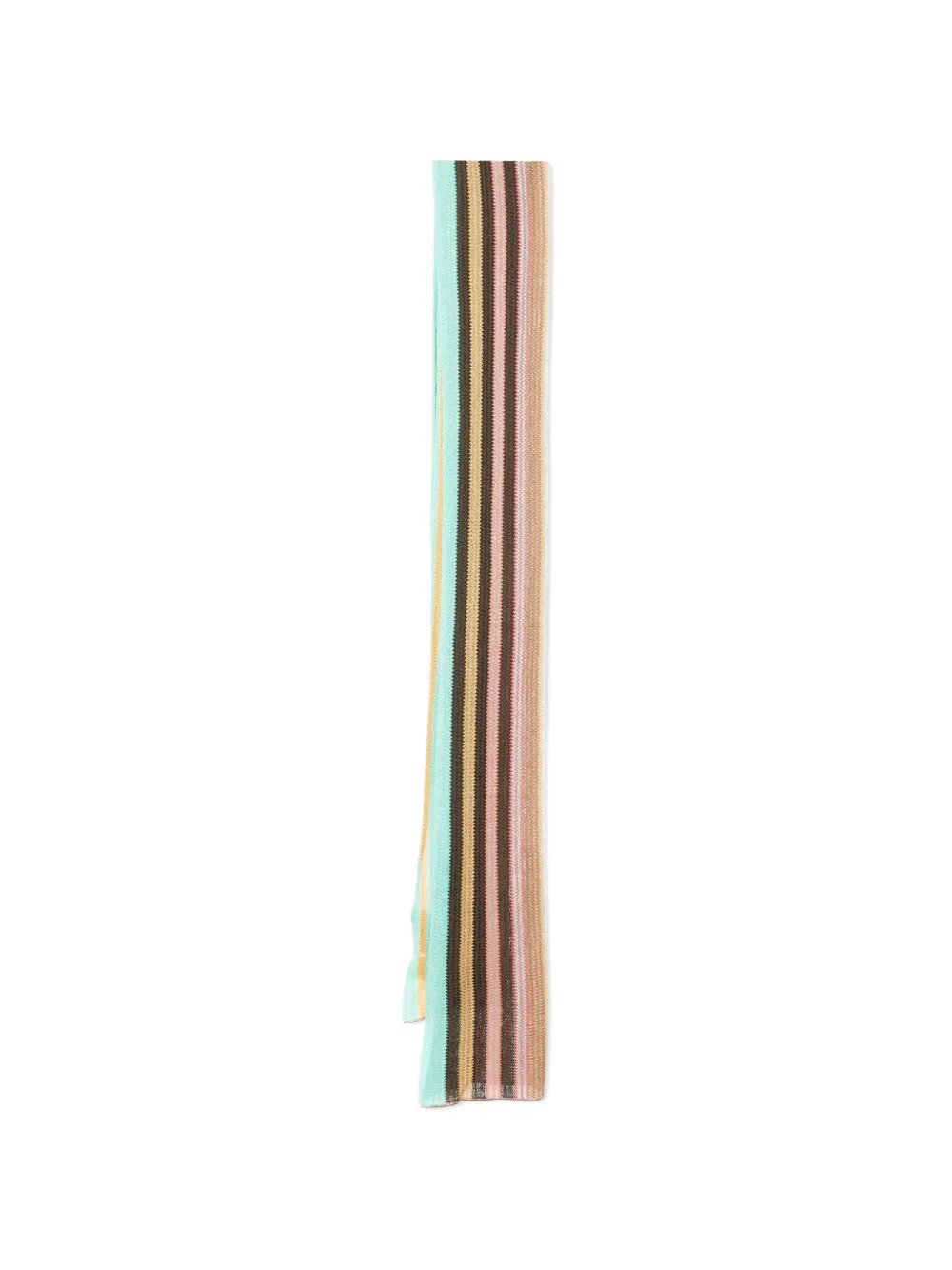 Missoni Pre-Owned striped knit scarf - Marrone