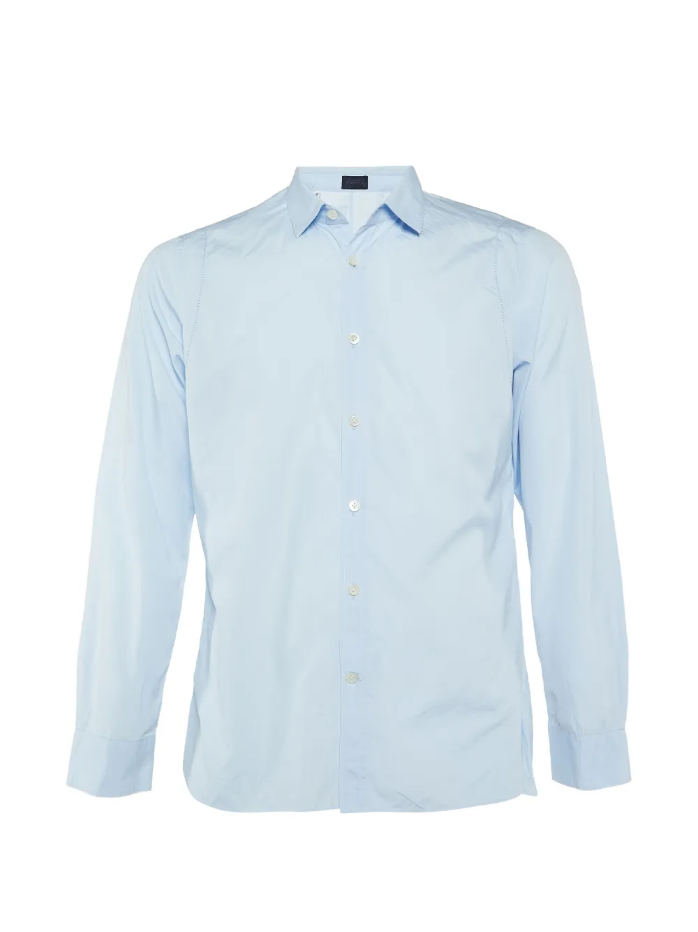 Lanvin Pre-Owned cotton button-up shirt - Blu
