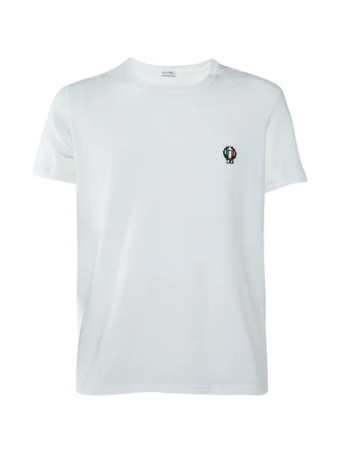 Dolce & Gabbana Pre-Owned logo embroidered T-shirt