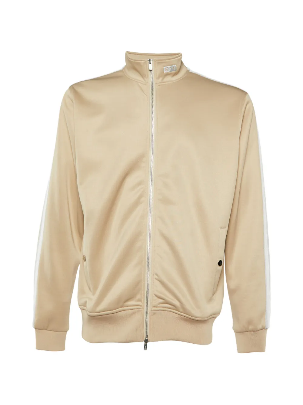Pre-owned Kith Logo-appliqué Track Jacket In Neutral