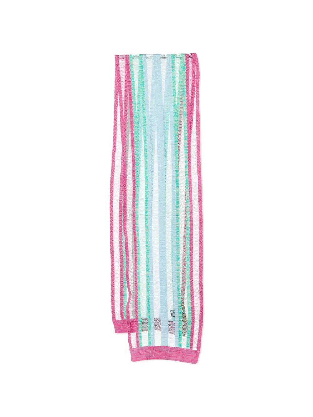 Missoni Pre-Owned striped knit scarf - Rosa