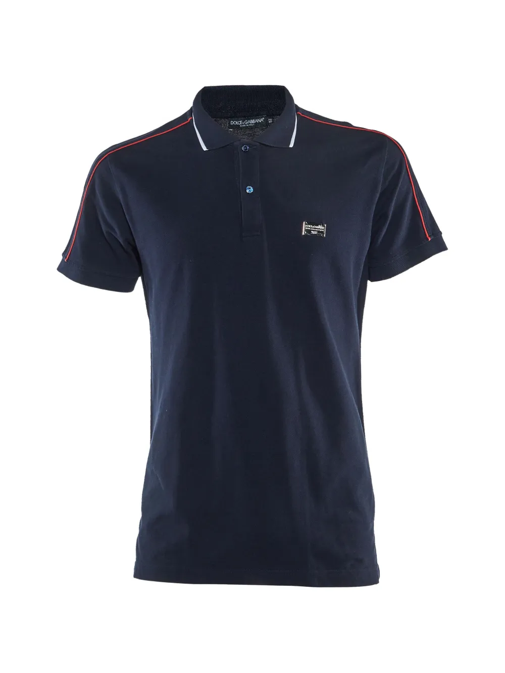 Dolce & Gabbana Pre-Owned Gym Collection cotton polo shirt - Blu
