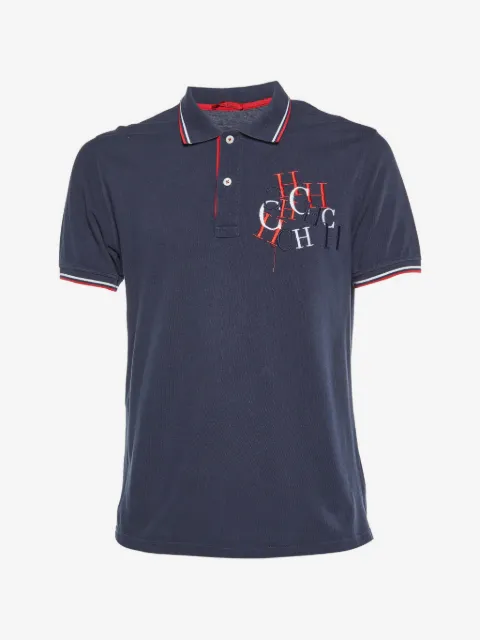 Carolina Herrera Vintage logo-embroidered polo shirt