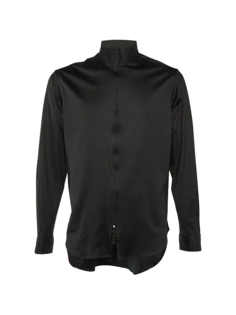 Giorgio Armani Pre-Owned zip-front knit jacket