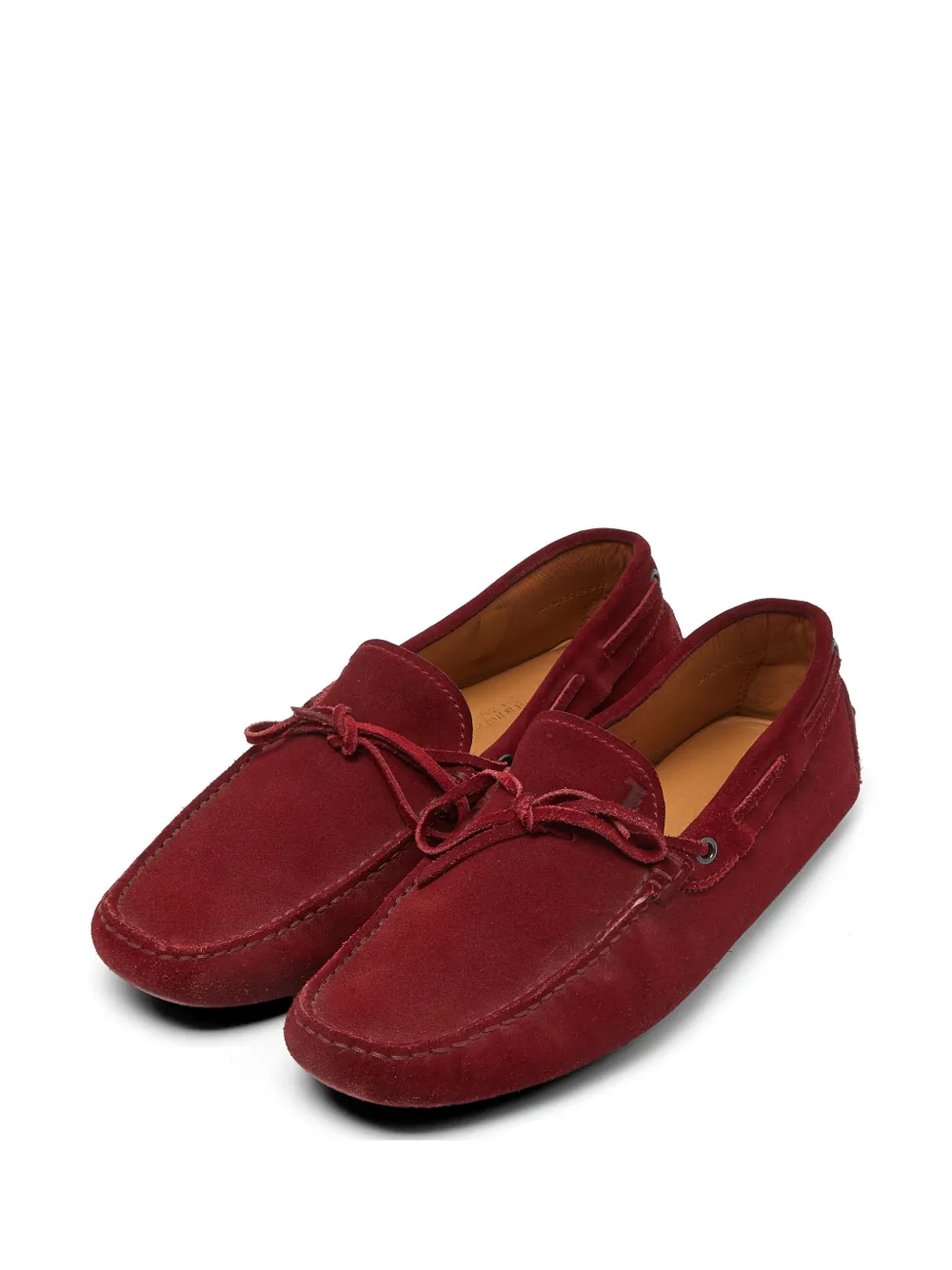 Tod's Vintage Gommino suede loafers - Rot
