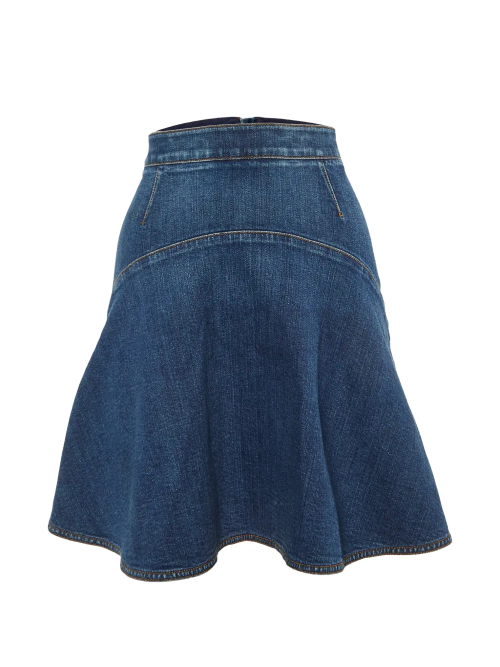 Stella McCartney Pre-Owned A-line denim mini skirt - Blau