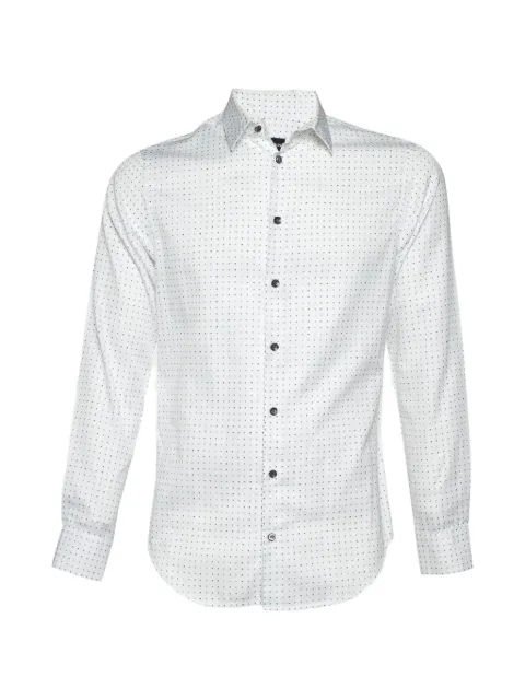 Giorgio Armani Pre-Owned patterned cotton shirt