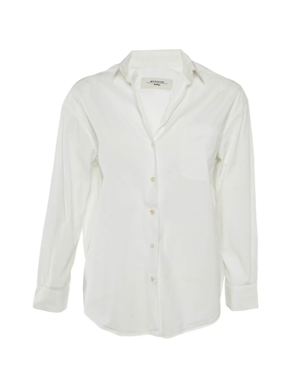 Weekend Max Mara long-sleeve cotton shirt - Weiß