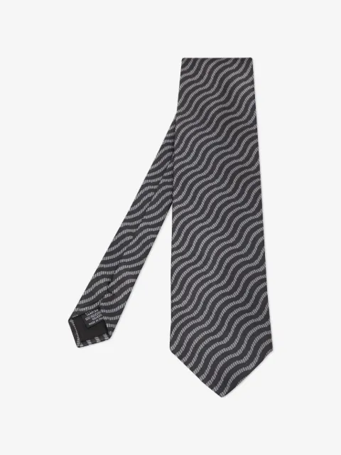 Emporio Armani Pre-Owned printed satin tie
