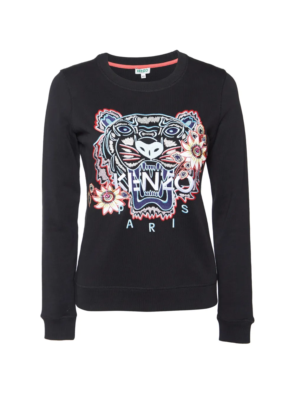 Kenzo Pre-Owned Tiger embroidered sweatshirt - Nero