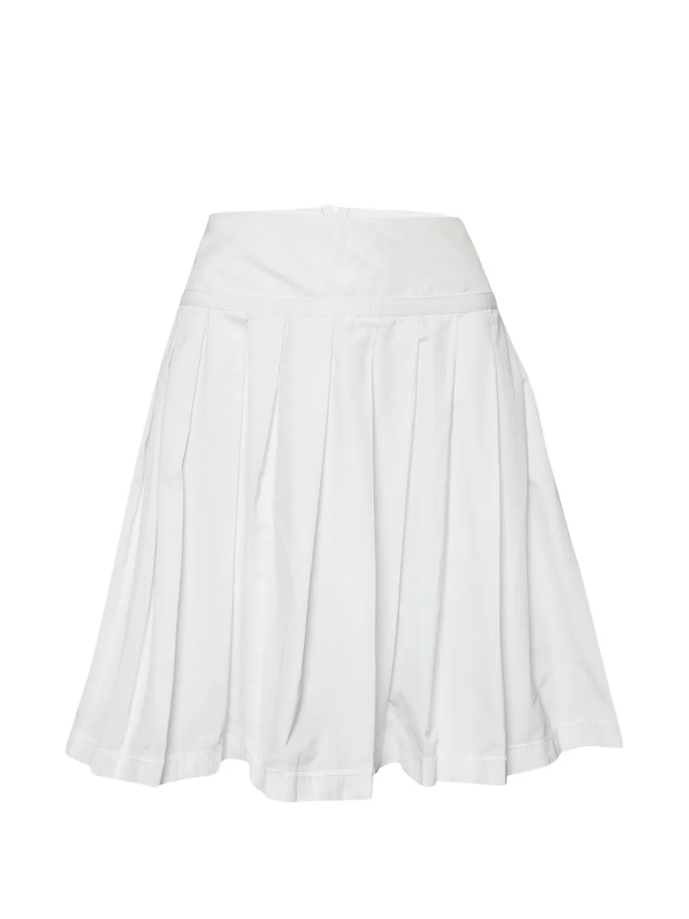 D&G Vintage pleated mini skirt - Bianco
