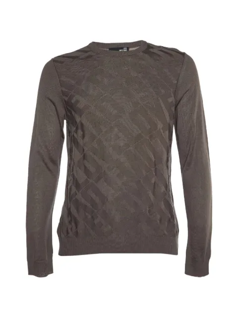 Love Moschino Love pattern sweater