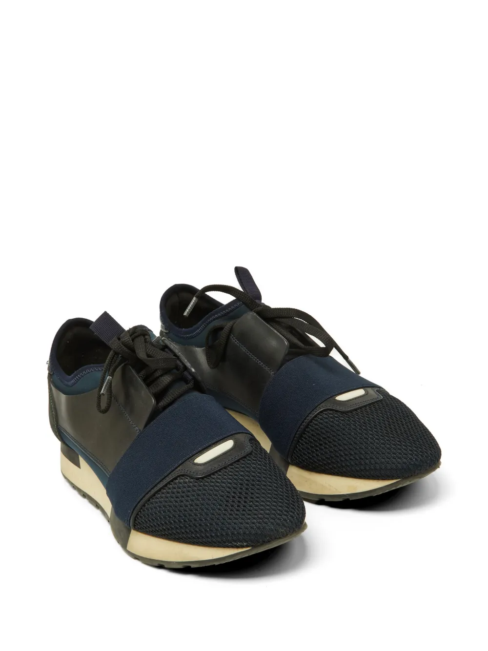  Balenciaga Pre-owned Lace-up Sneakers - Noir 