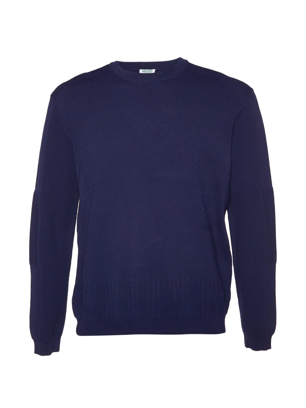 Kenzo Pre-Owned textured knit sweater - Blu