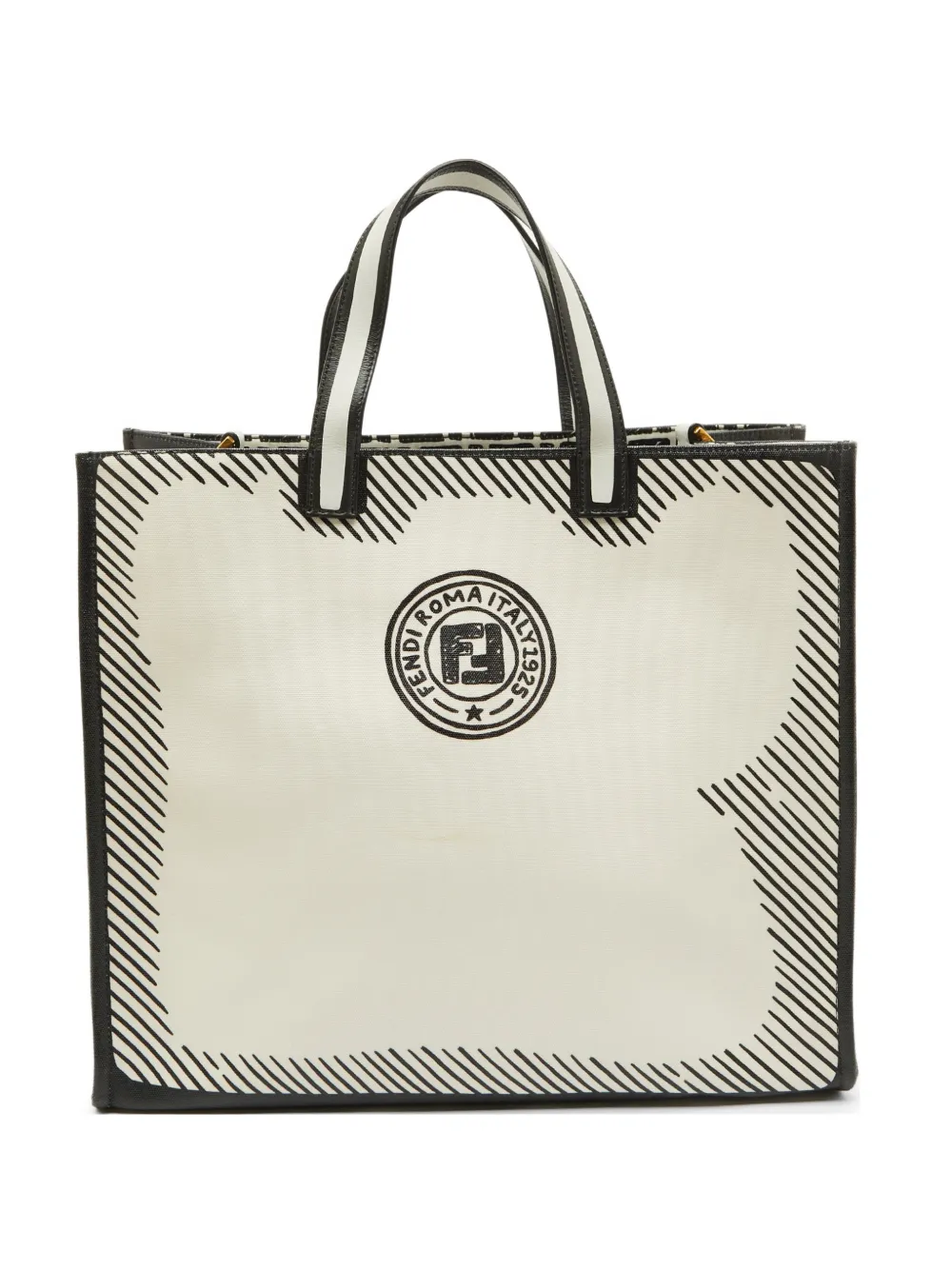 Fendi Pre-Owned x Joshua Vides 2020 tote bag - Bianco